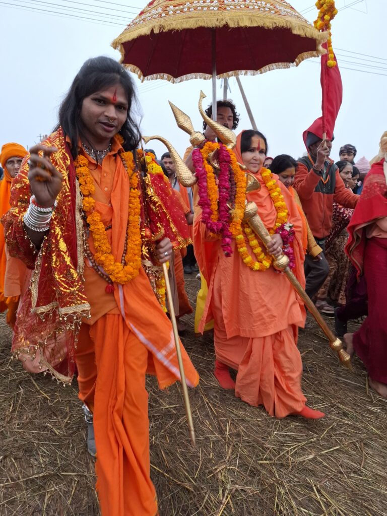 sadhvi at kumbh mela tour