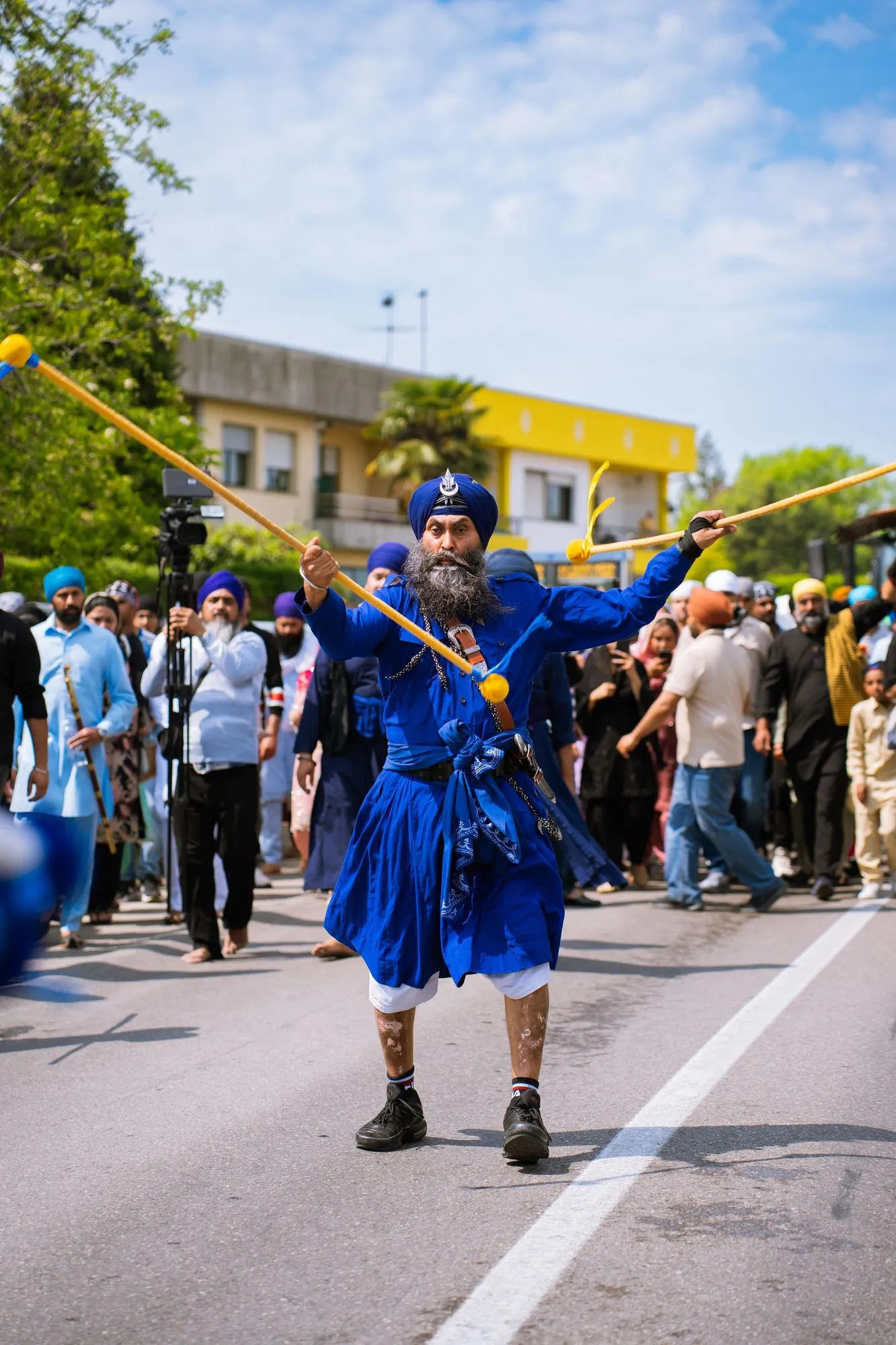 A gatka display