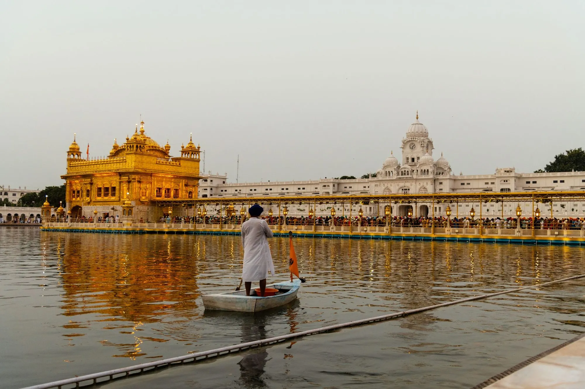 A pilgrim at the Golden Temple