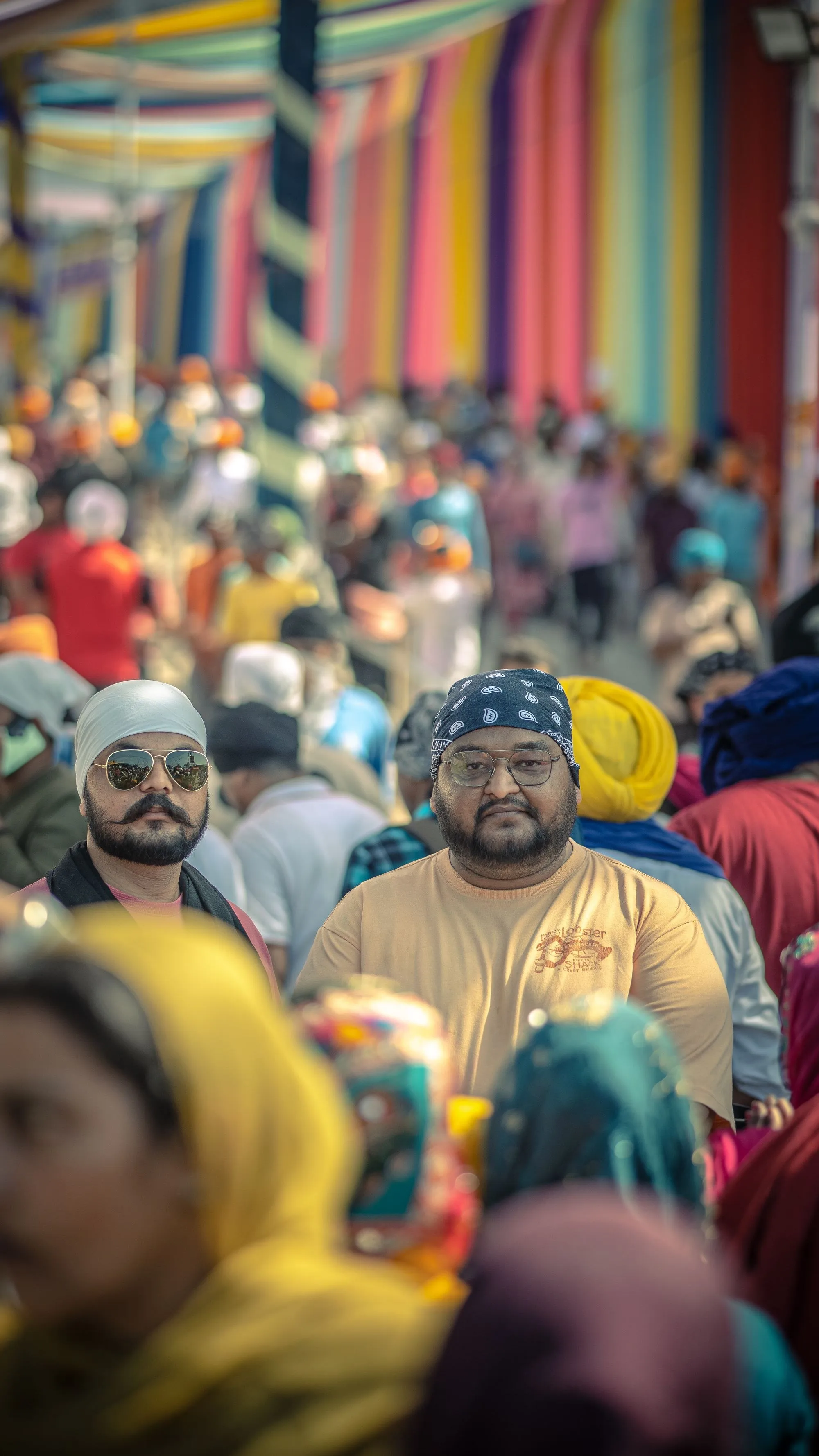 The crowd at Hola Mohalla
