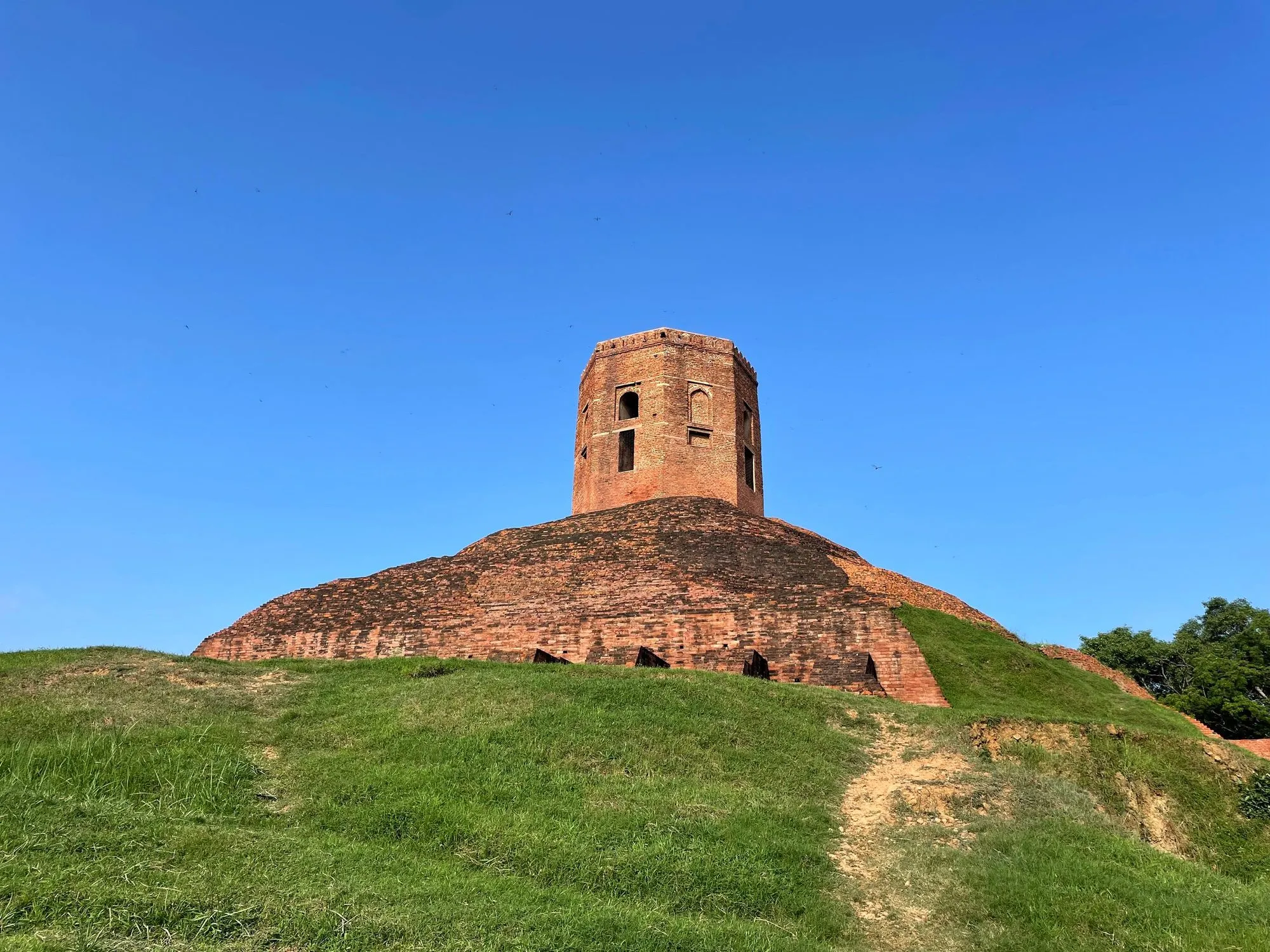 The Chaukhandi Stupa at Sarnath