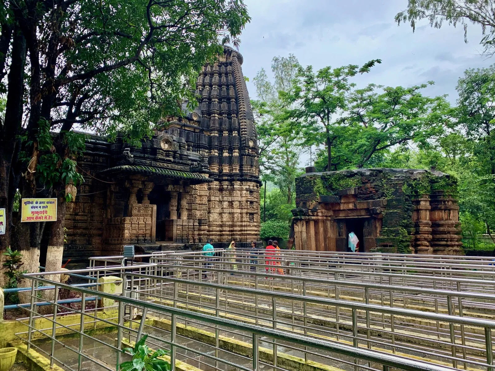 The eleventh-century Bhoramdeo temple and its brick shrine, at the foot of the Maikal hills