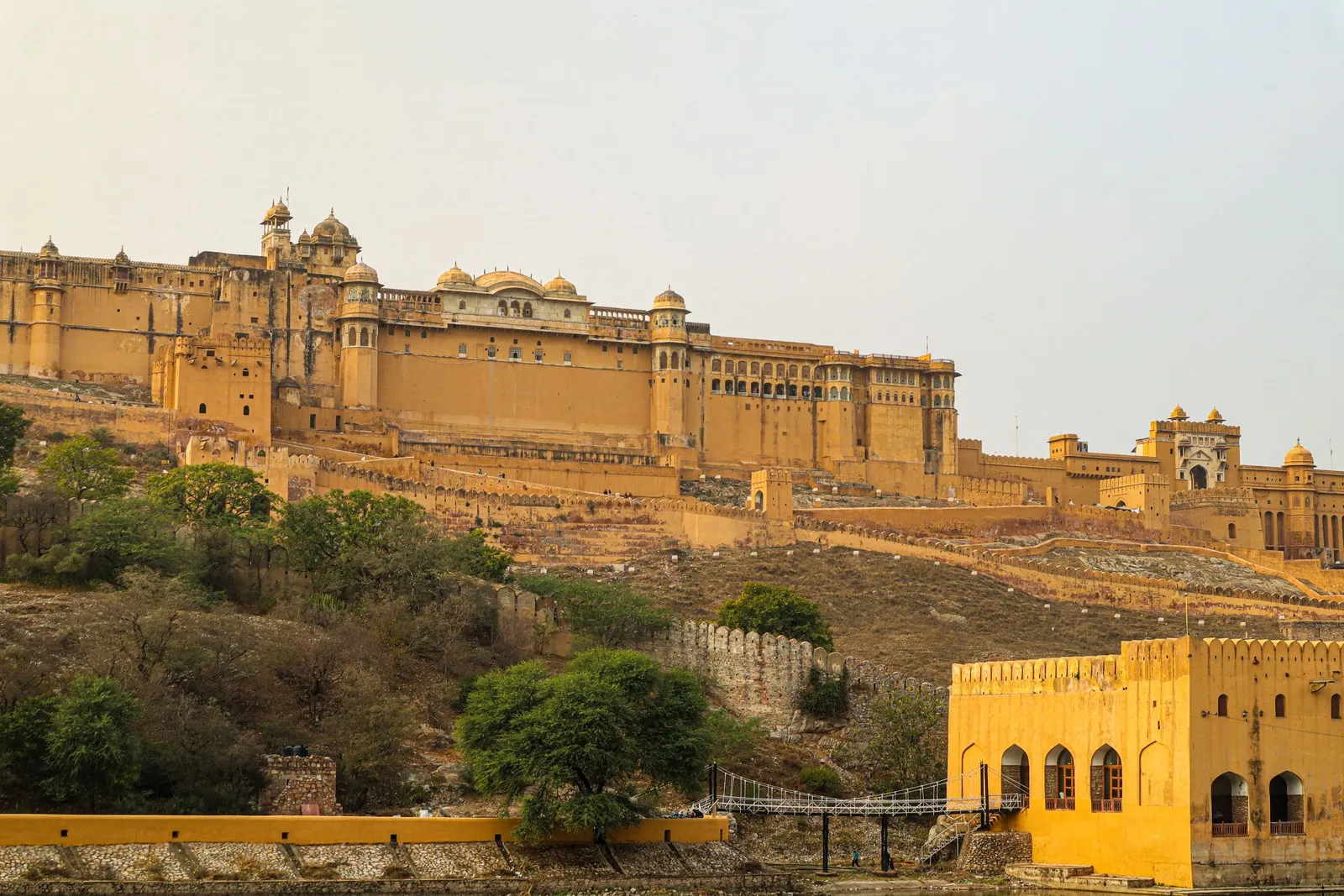 Amber Fort on its ridge above the town, Jaipur