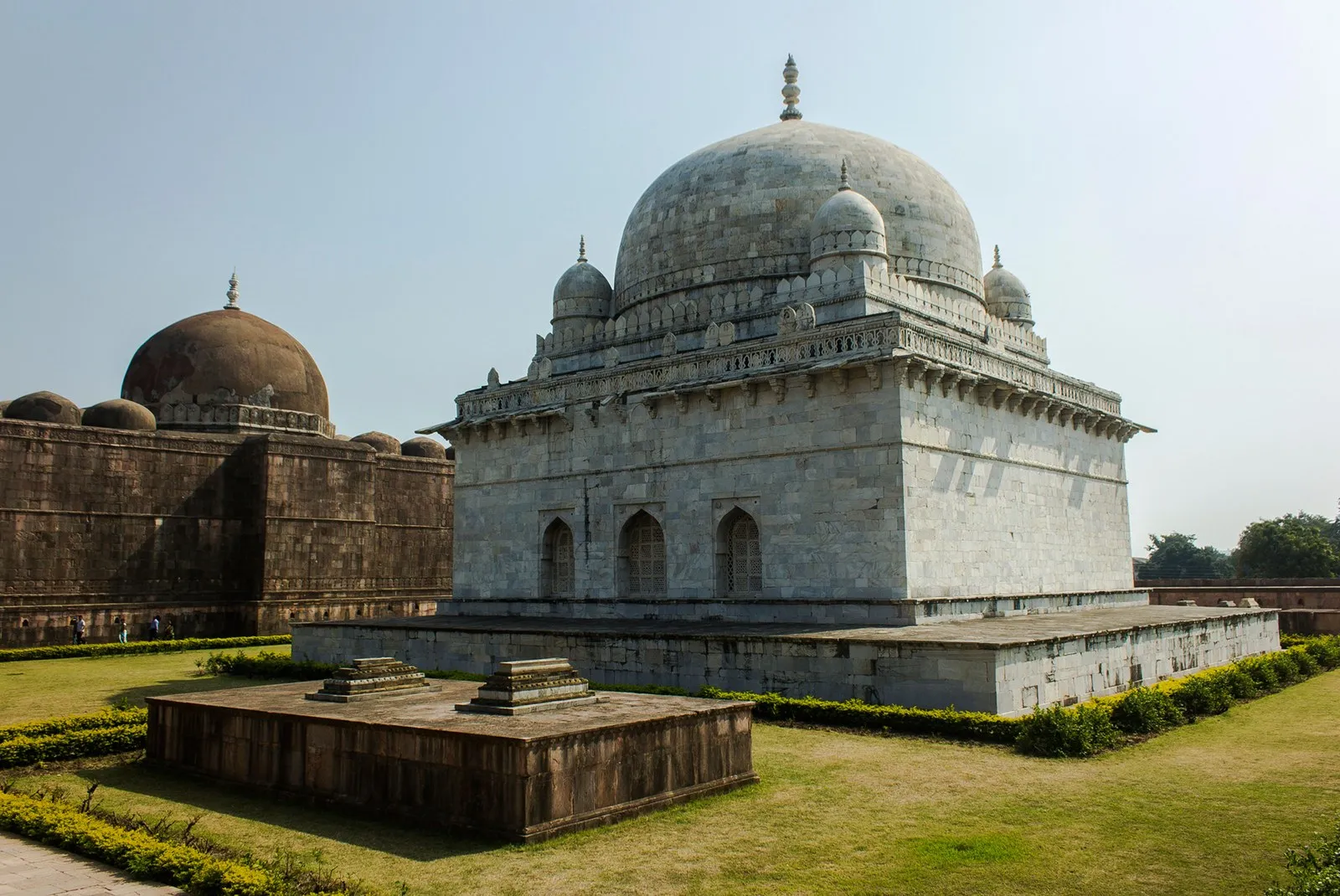 The marble dome of Hoshang Shah’s tomb, Mandu