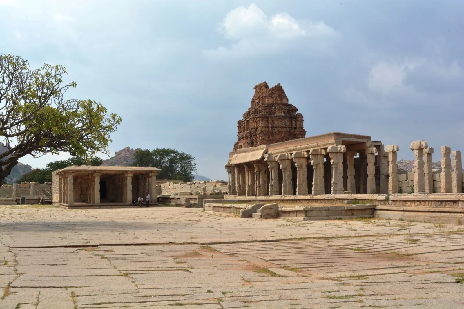 The courtyard of the Vittala temple, Hampi