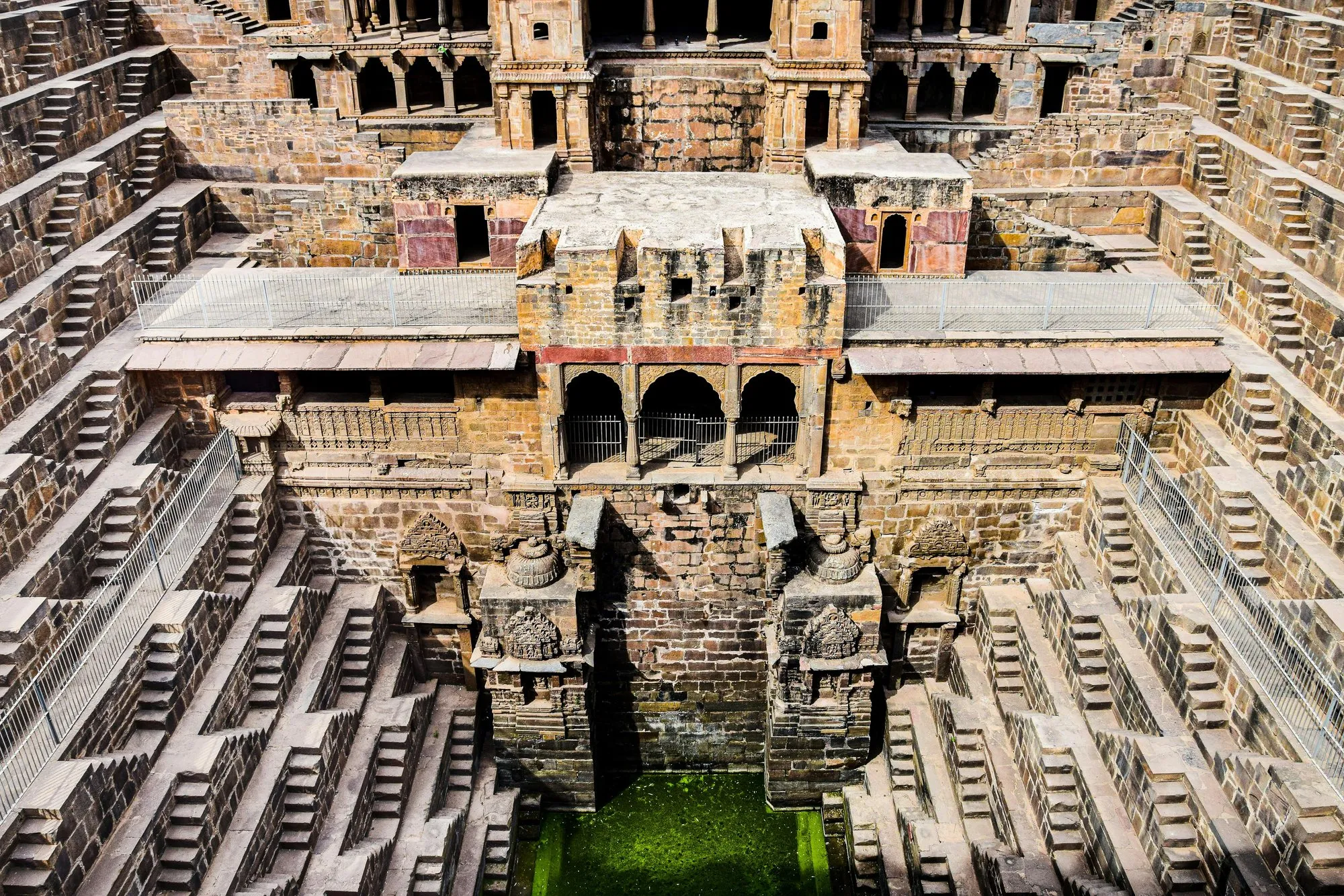 The geometric flights of the Chand Baori stepwell