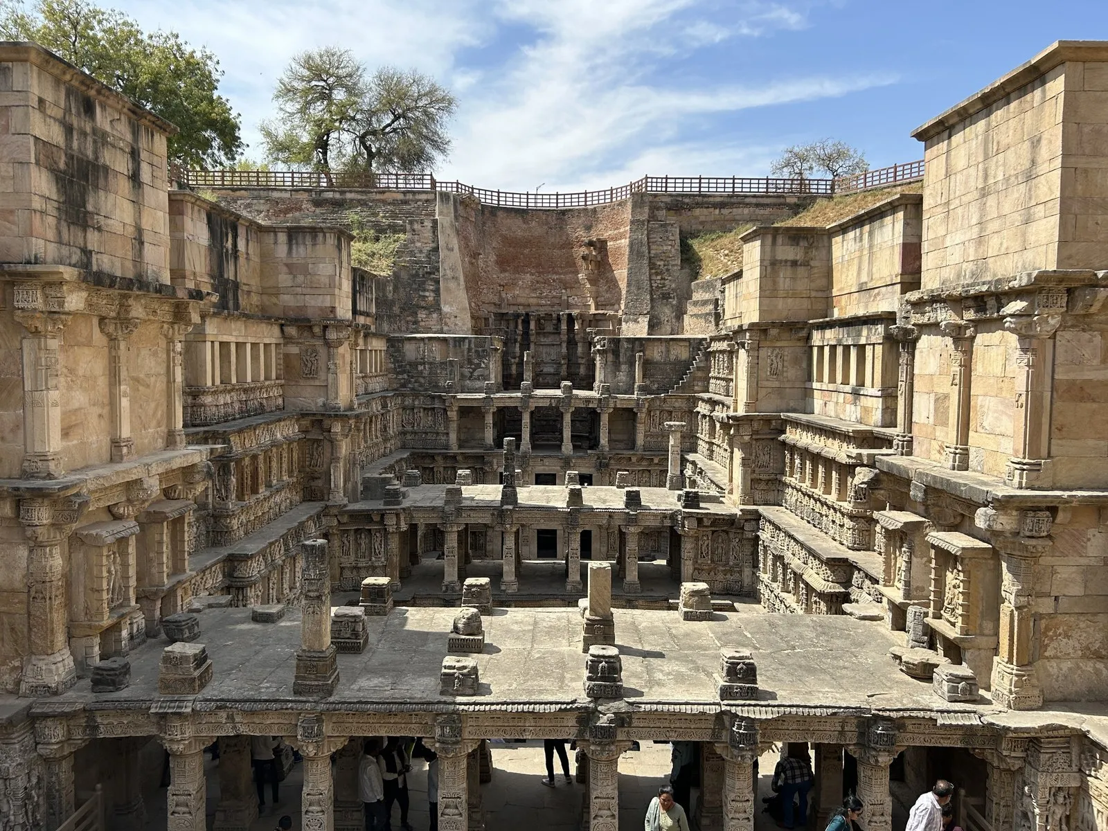 The terraces of the Rani ki Vav stepwell at Patan