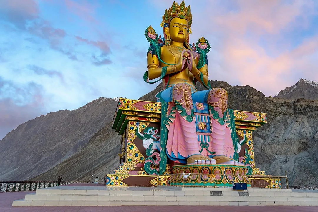 The great Maitreya Buddha at Diskit