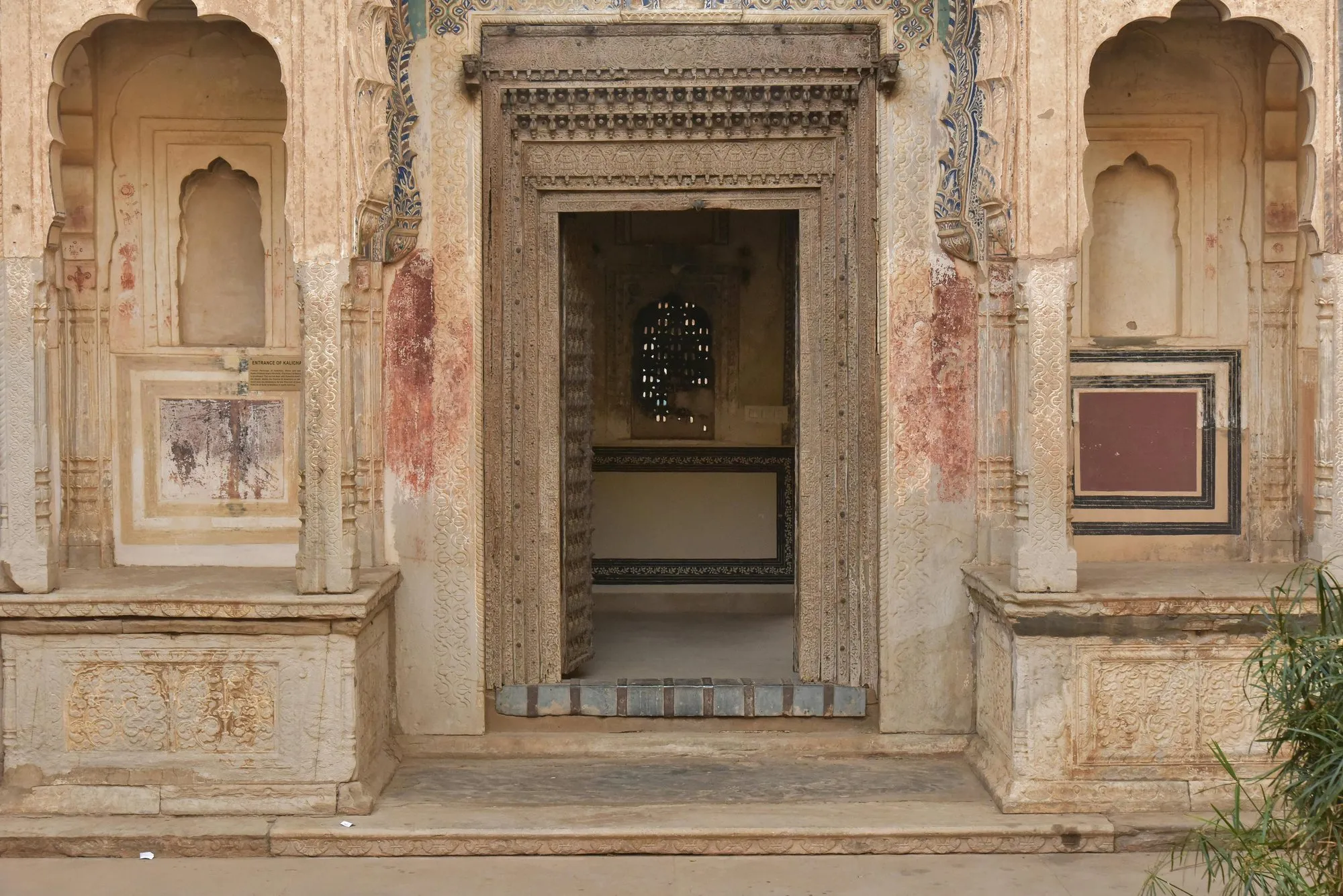 A painted haveli doorway